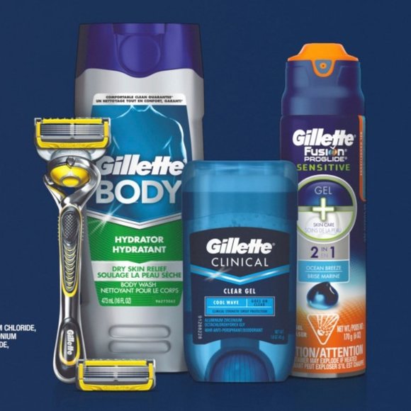 Gillette Grooming Gillette Mens Shaving 4pc Gift Set Poshmark